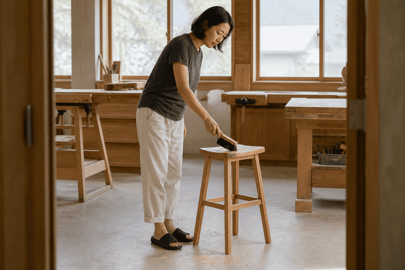 Indoor Slides with Lined Comfort for Standing and Walking