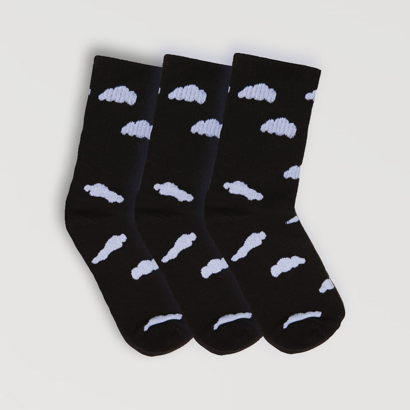 Cloud Slides - Sokker 3 pakke