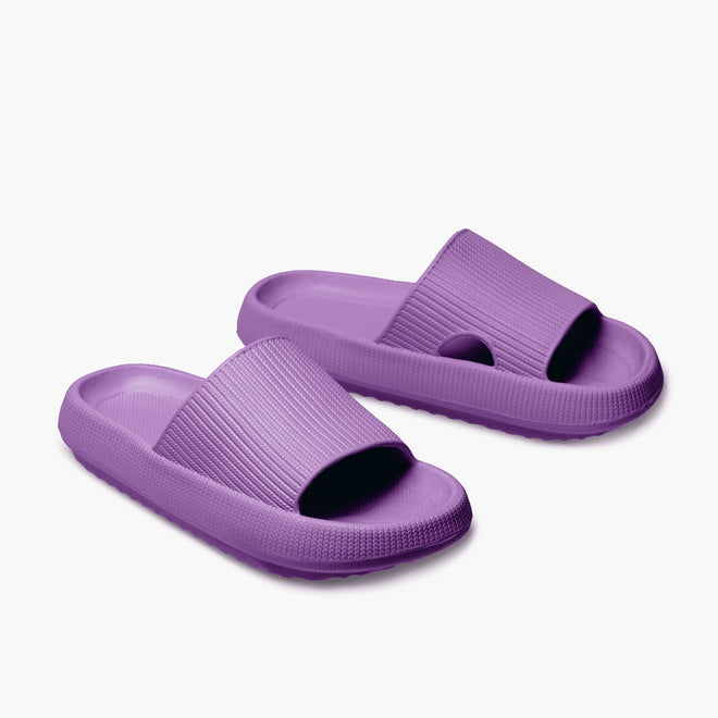 Mens Cushion Slides - Cloud Slides Deep Purple