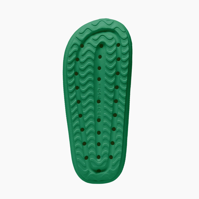 Mens Cushion Slides - Cloud Slides Emerald Green