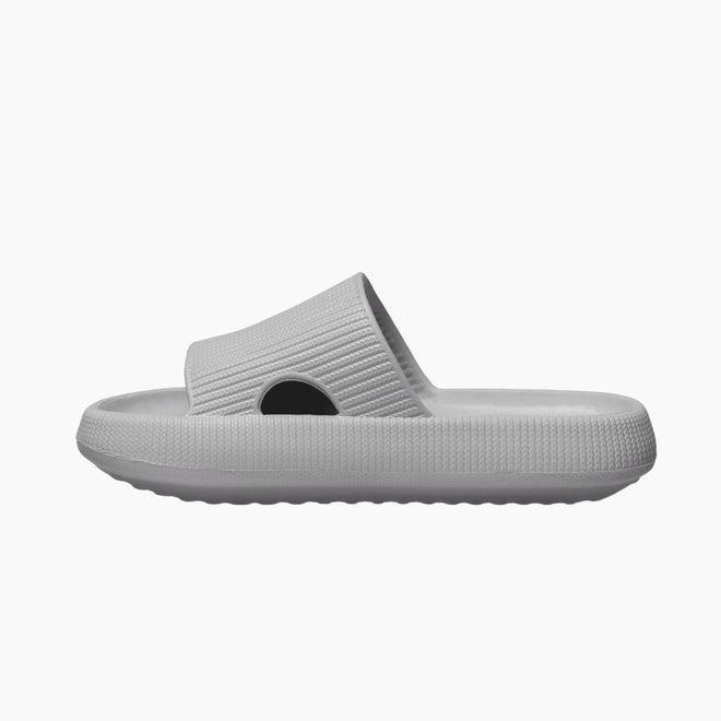 Mens Cushion Slides - Cloud Slides Grey