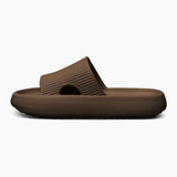 Mens Cushion Slides - Cloud Slides Mocha Brown