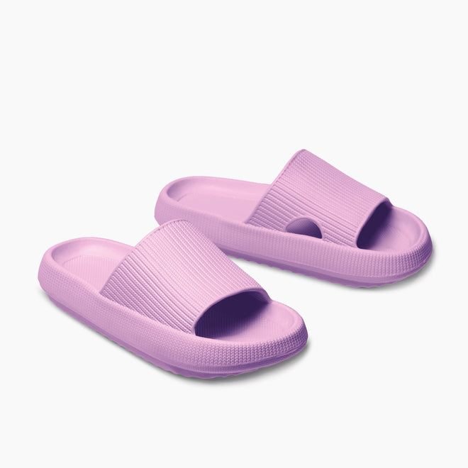 Mens Cushion Slides - Cloud Slides Purple